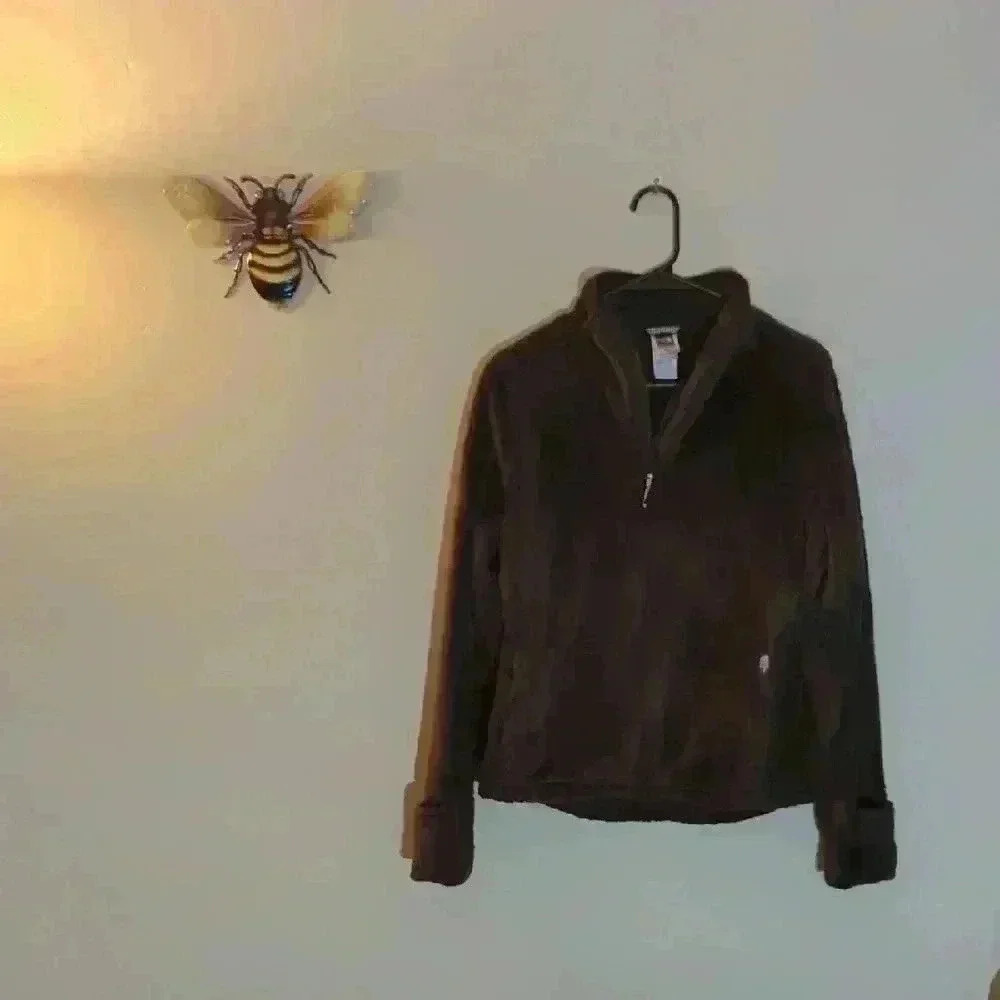 The North Face Brown Fleece Jacket, medium